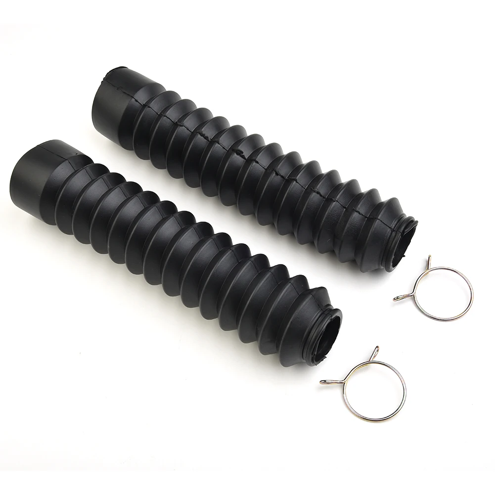 

2*Motorcycle Fork Bellows Universal Off-Road Motorcycle Shock Protector Dust Guard Rubber Boot 13 Section