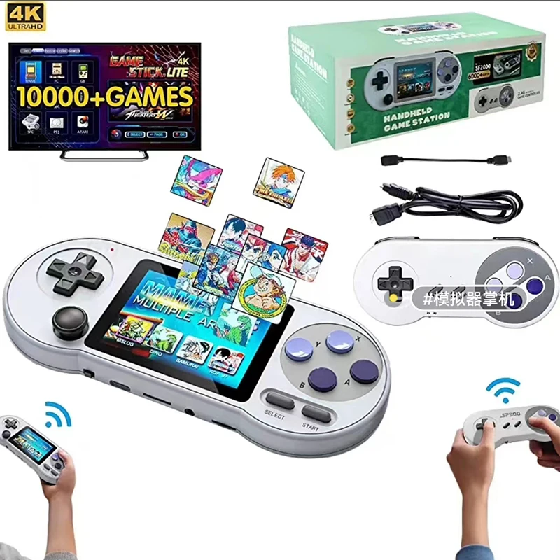 

3.0 Inch IPS Screen Handheld Game Station Handheld Game Console Simulator MAME FC GB GBA GBC MD SFC Support AV Output TV