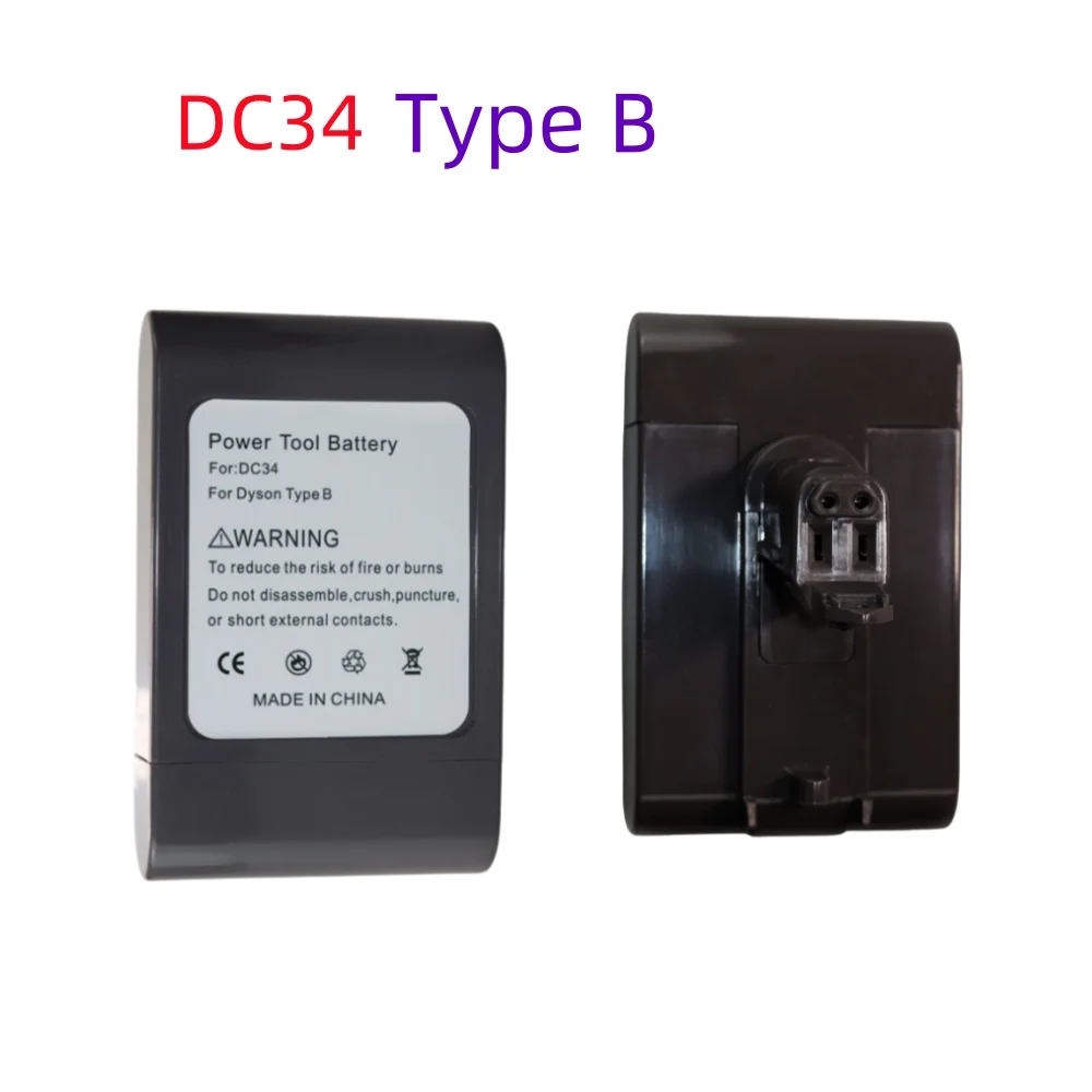 DC34 B-тип 22 2 В 12800/9800/6800/4800 мАч литий-ионный аккумулятор для Dyson DC31 DC35 DC44 DC45 Замена