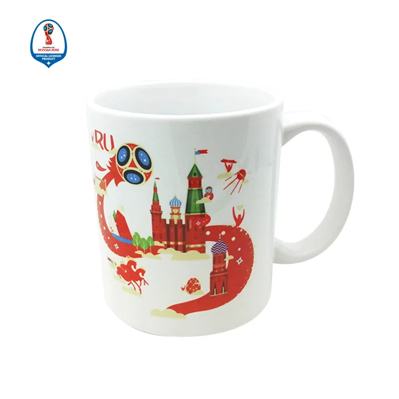 

Authentic anti counterfeit World Cup 2018 Russia world cup red logo Mug water cup