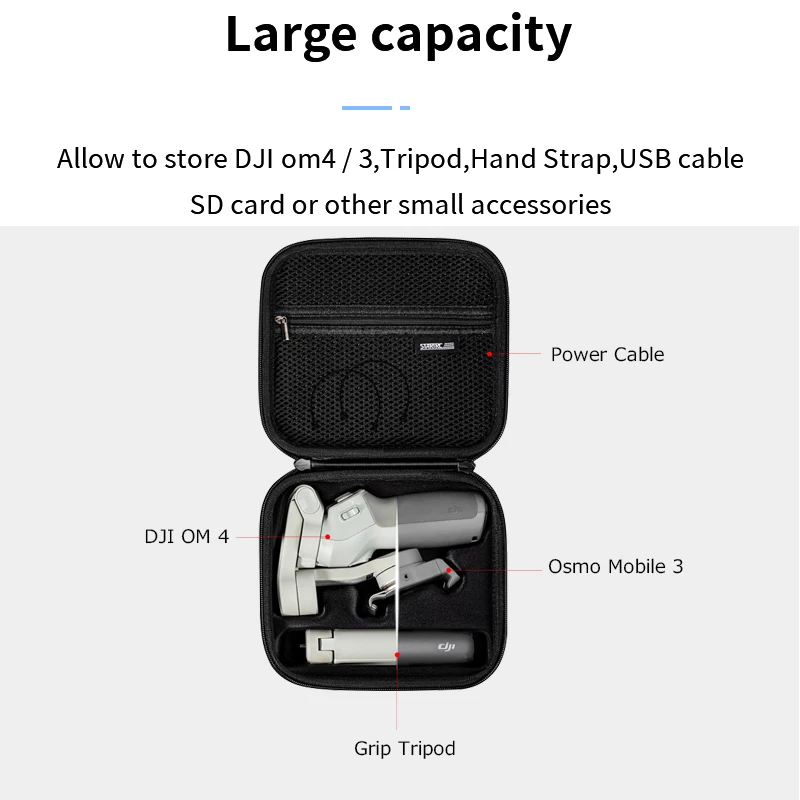 Сумки для хранения DJI OM 4 чехол Osmo Mobile 4/3 портативная сумка-штатив коробка с