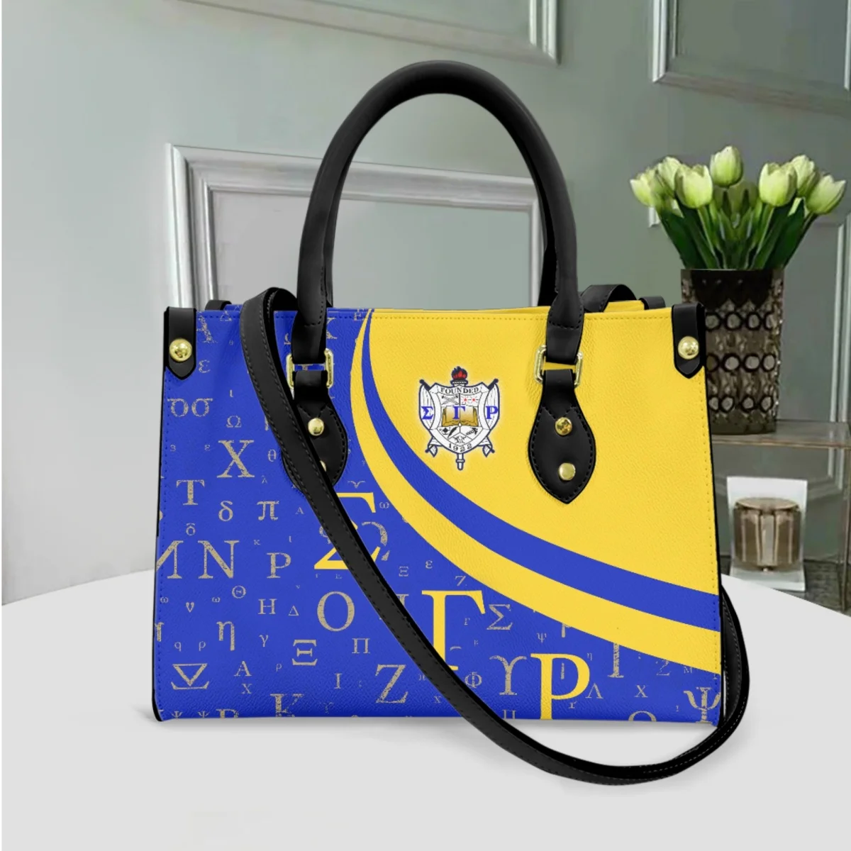 Sigma Gamma Rho Women Messenger Bags Shoulder Vintage Cross Body Bags for Girls Handbags Top-handle Travel Party Female Clutch