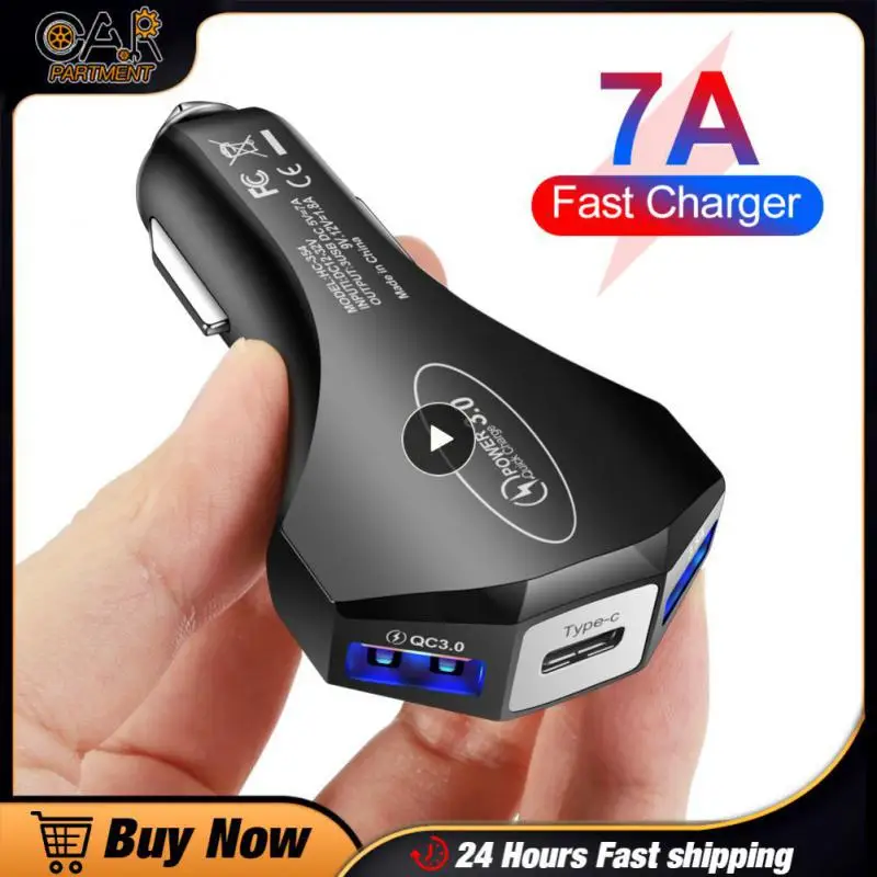 

Автомобильное зарядное устройство для телефона Qc3.0 Usb Type-c