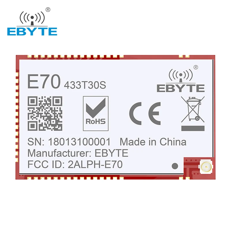 CC1310 Модуль 433 МГц Беспроводной приемопередатчик 30 дБм Интерфейс UART Дальнее