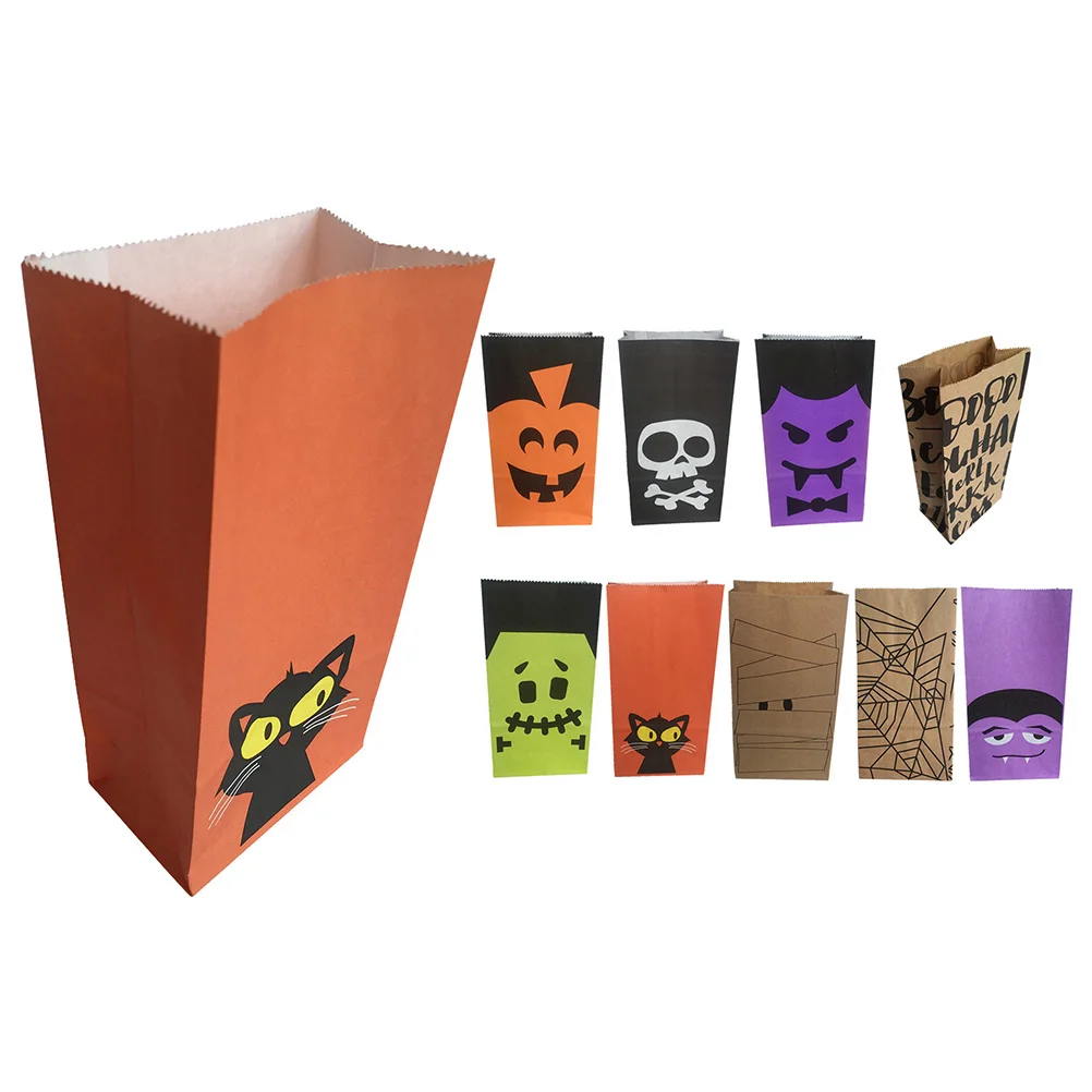 

Bags Candy Bag Pouch Gift Party Favor Cookie Paper Baking Storage Pumpkin Decorative Wrapping Packages Package Prop Bucket