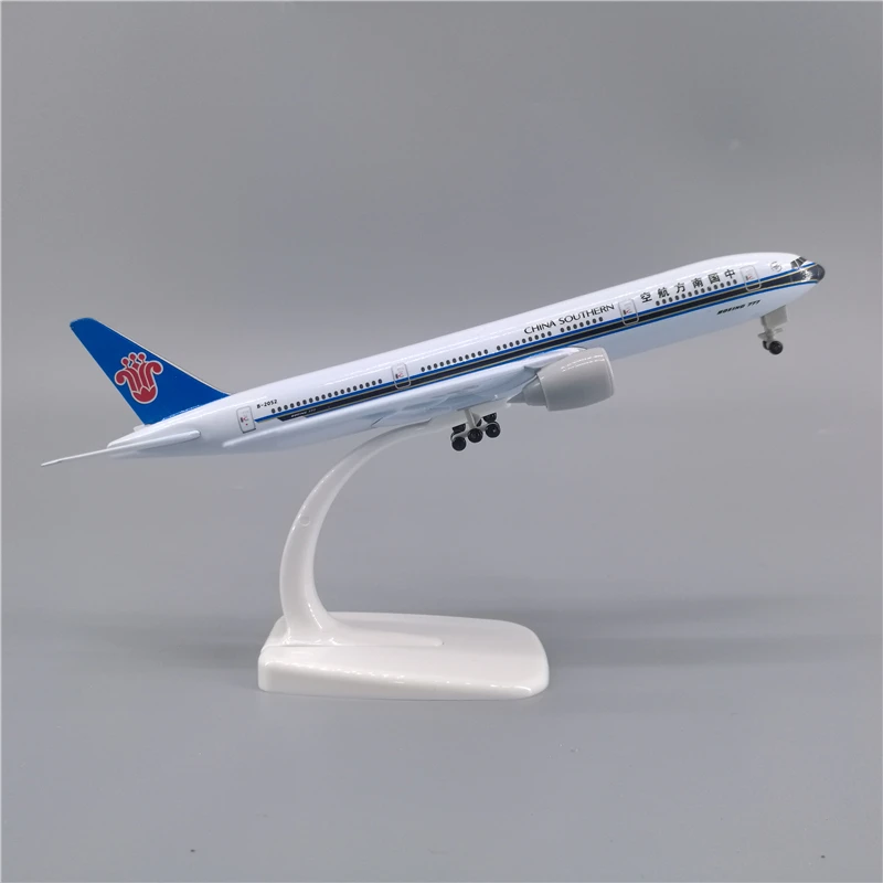 

20cm Alloy Metal Model Air China Southern Airlines Boeing 777 B777 Airways Airplane Model Plane Model Diecast Aircraft w Wheels