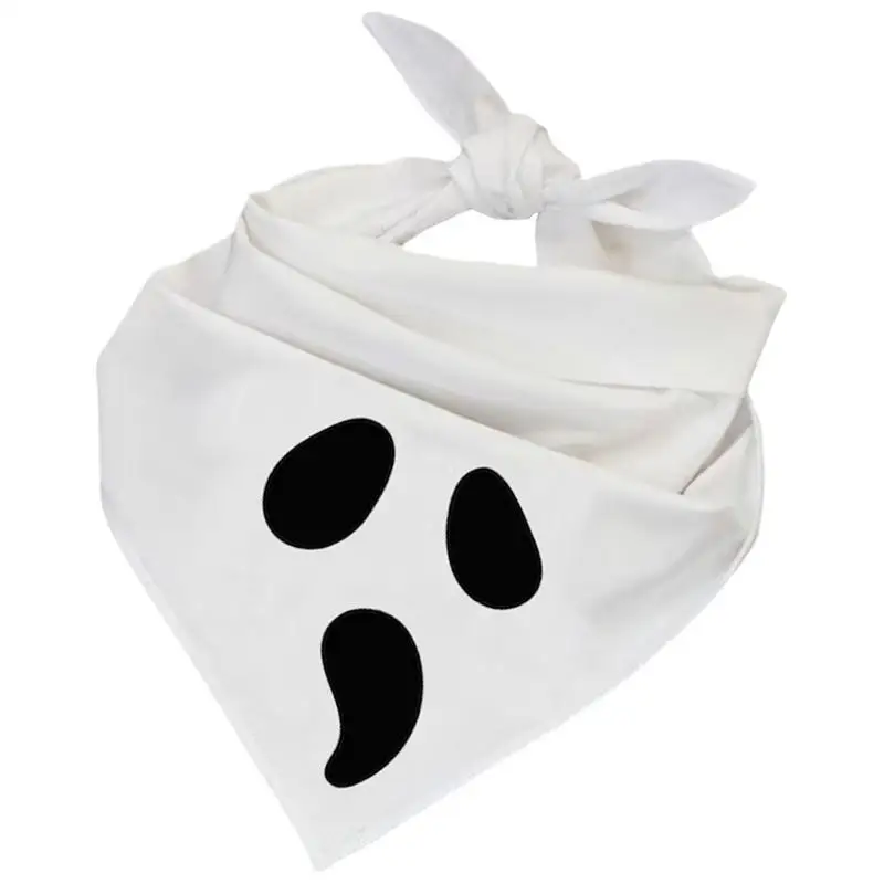 Забавный призрак товар для Хэллоуина забавная бандана треугольный шарф домашних