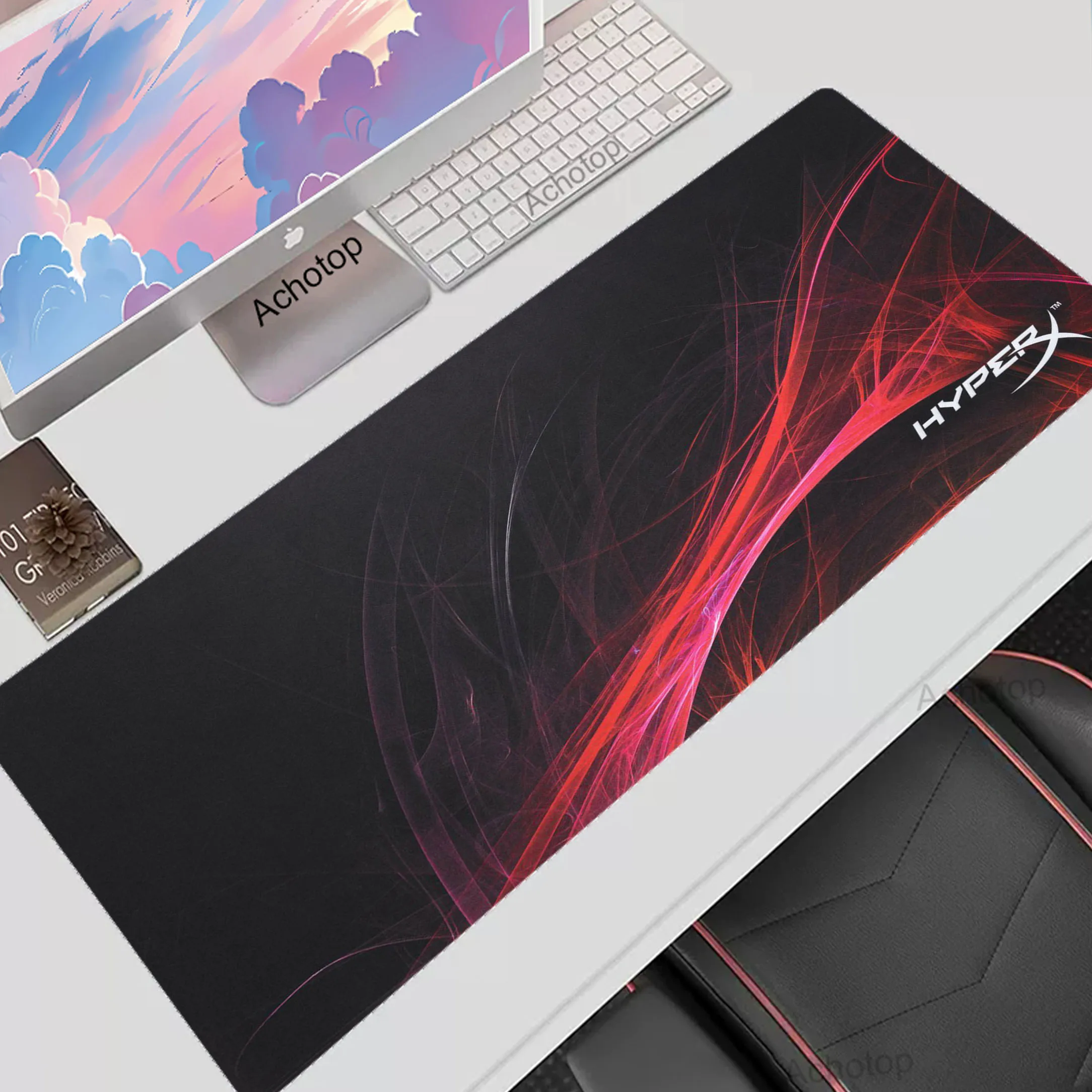 

HyperX Mouse Pad Computer Mousepad Notebook Desk Mat Table Keyboard Pads Desktop Office Mouse Mats Rubber Deskmat XXL 900x400mm