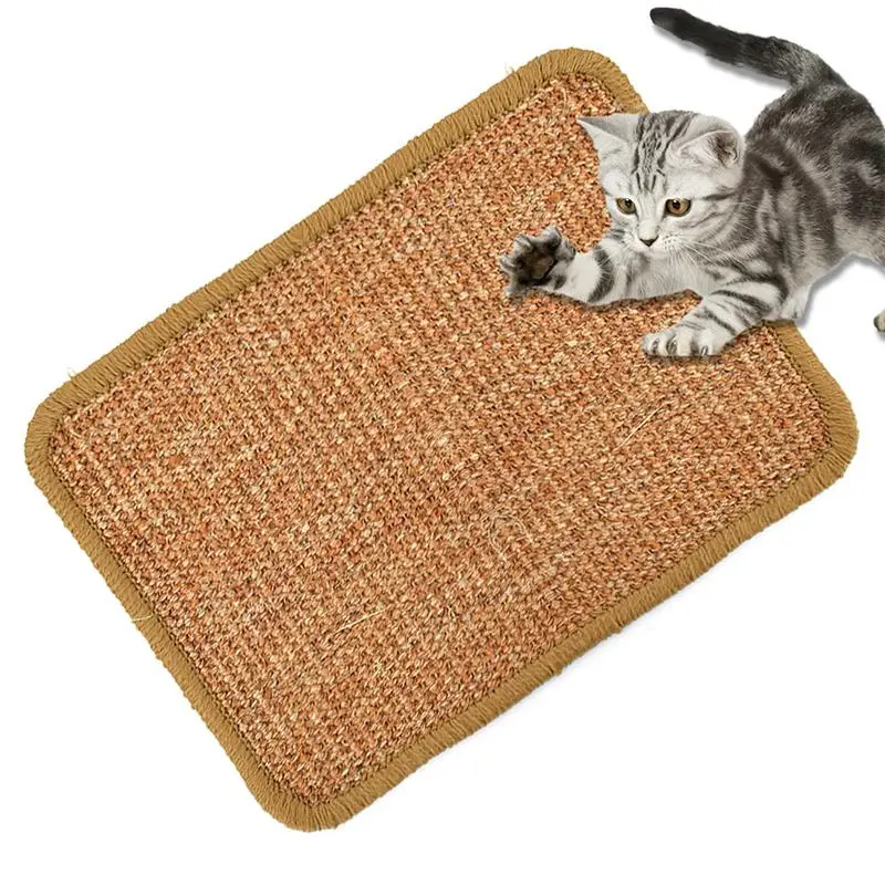 

Natural Sisal Cat Scratcher Cardboard Removable Cat Scratching Pad Scratch Board Mats Cats Toy Climbing Litter Mat Random Color