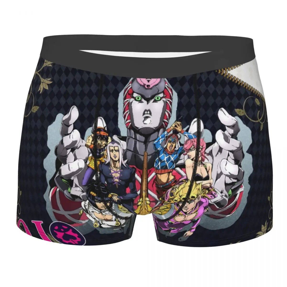 

Трусы-боксеры JoJo's невероятные приключения, хлопковые трусы, мужское нижнее белье, удобные шорты, трусы