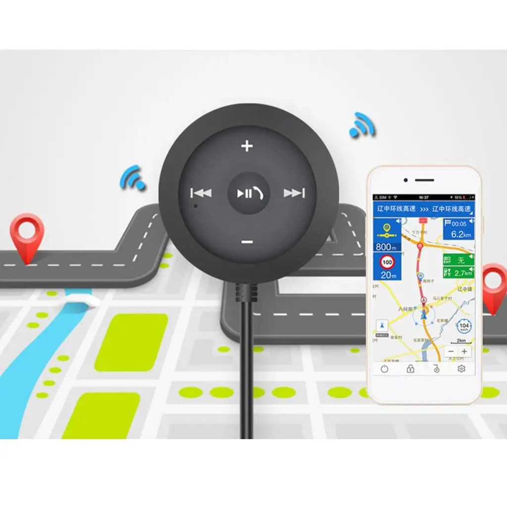 

Универсальный автомобильный AUX Bluetooth 4,2 передатчик 2 в 1 10 м для сотового телефона Google