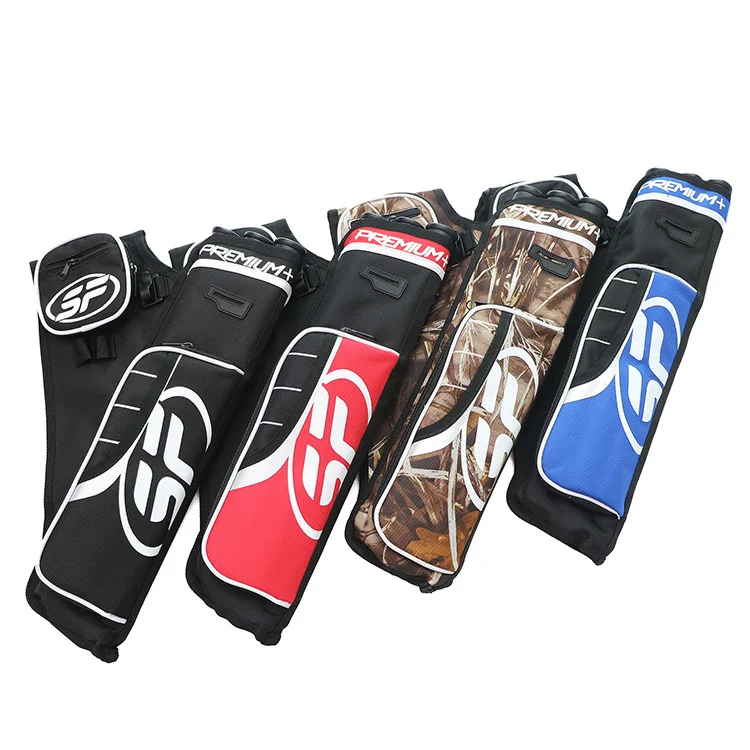 Колчан для стрел с тремя трубками Регулируемый на поясе изогнутого лука охоты и