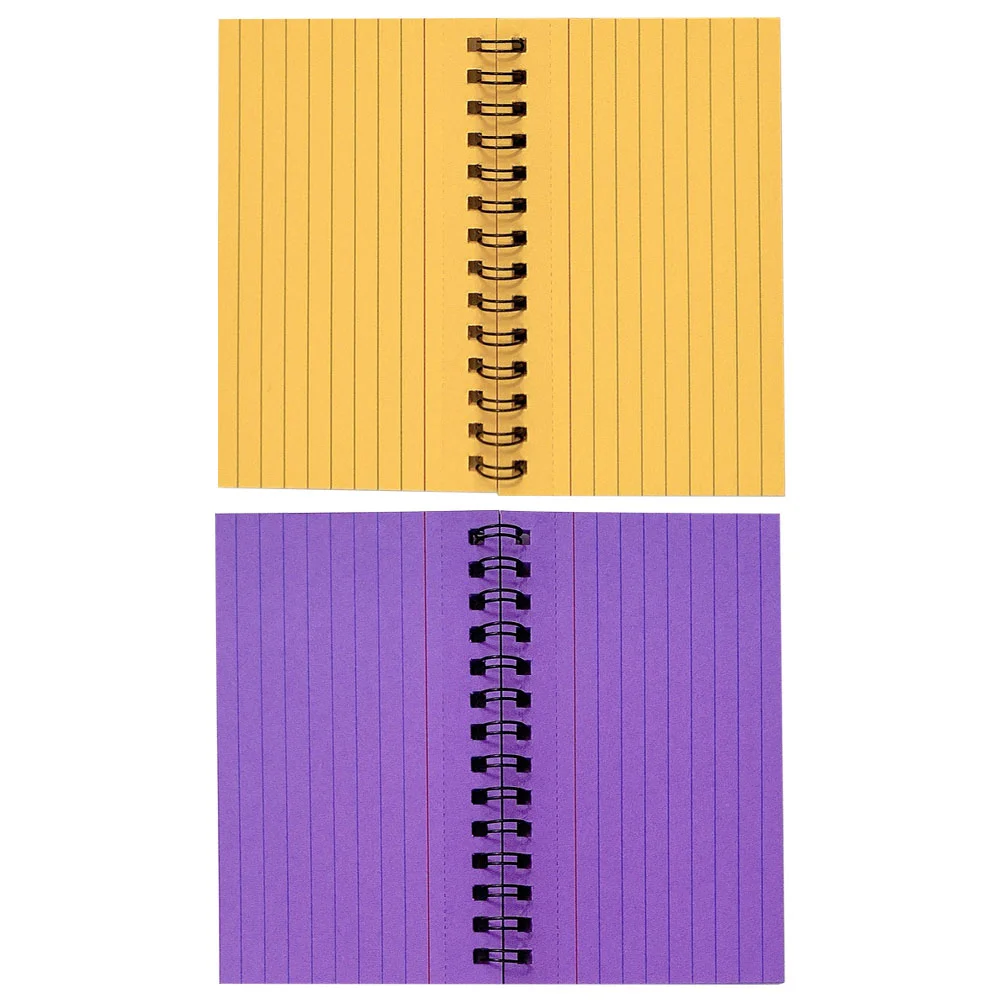 

2 Pcs The Notebook Tearable Memo Tabs Notepad Portable Pads Multifunction Schedule Paper To-do List Grocery Student Convenient