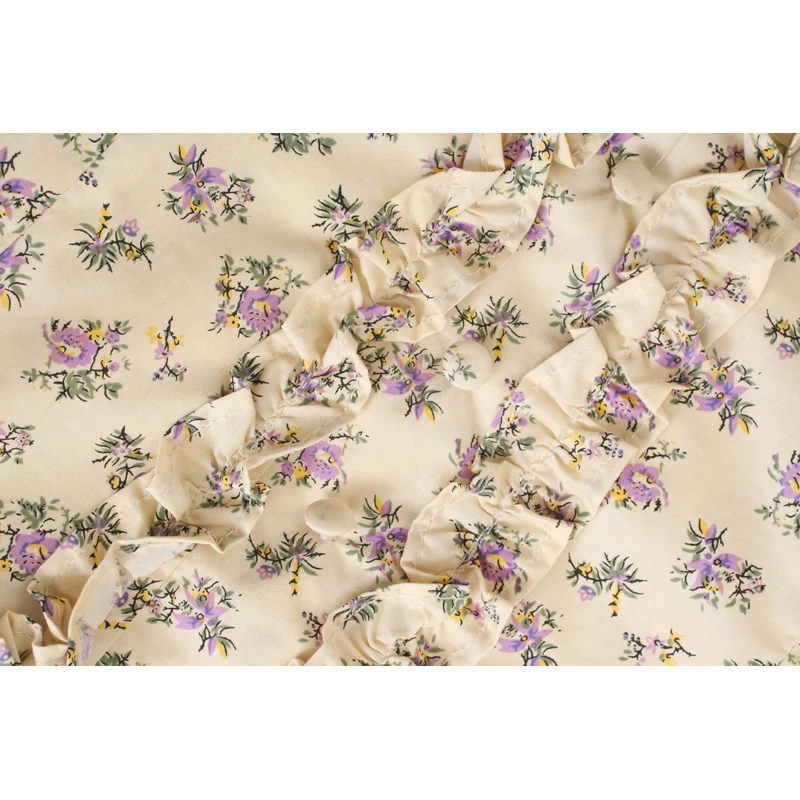 Женская Повседневная Укороченная рубашка SIYANG Стильная Милая с цветочным принтом