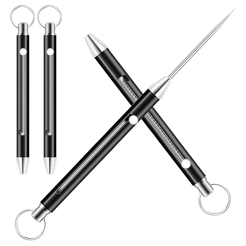 

Портативная многофункциональная зубочистка, зеркальная зубочистка для улицы, титановый брелок для ключей PicnicBBQ, подвеска