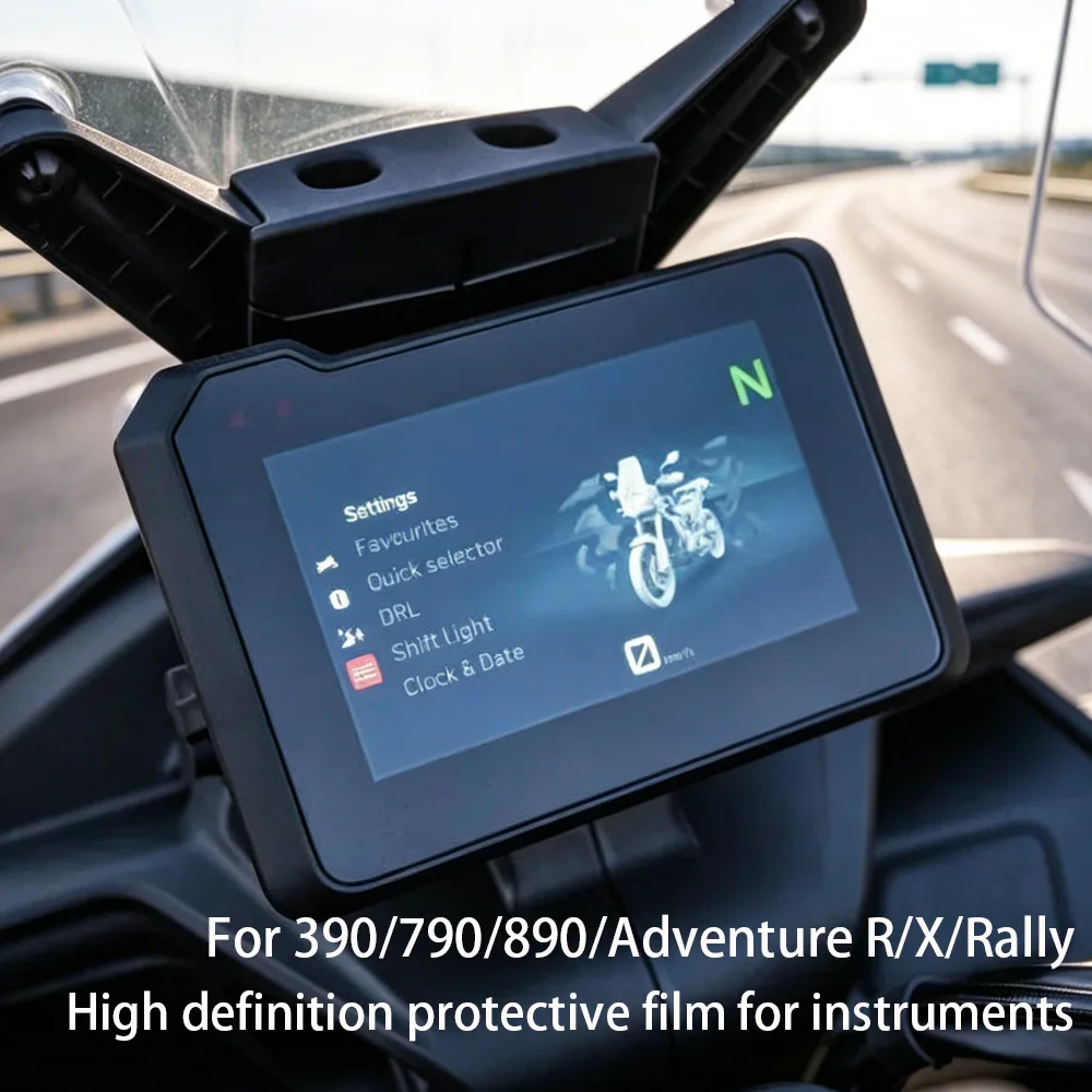 Фото Защитная пленка для приборной панели мотоциклов KTM 390, 790, 890 Adventure R/X Rally, SMT 890, 990, 250, Duk, для TFT-дисплея №1