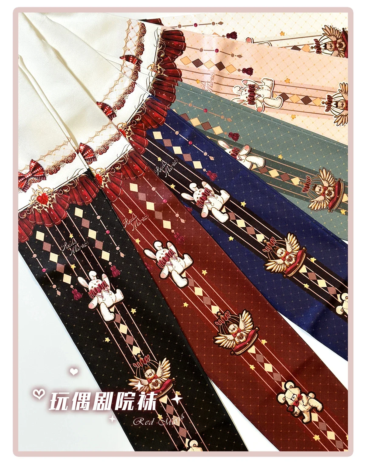 Оригинальный дизайн Колготки в стиле &quotЛолита&quot для девочек Чулки с принтом