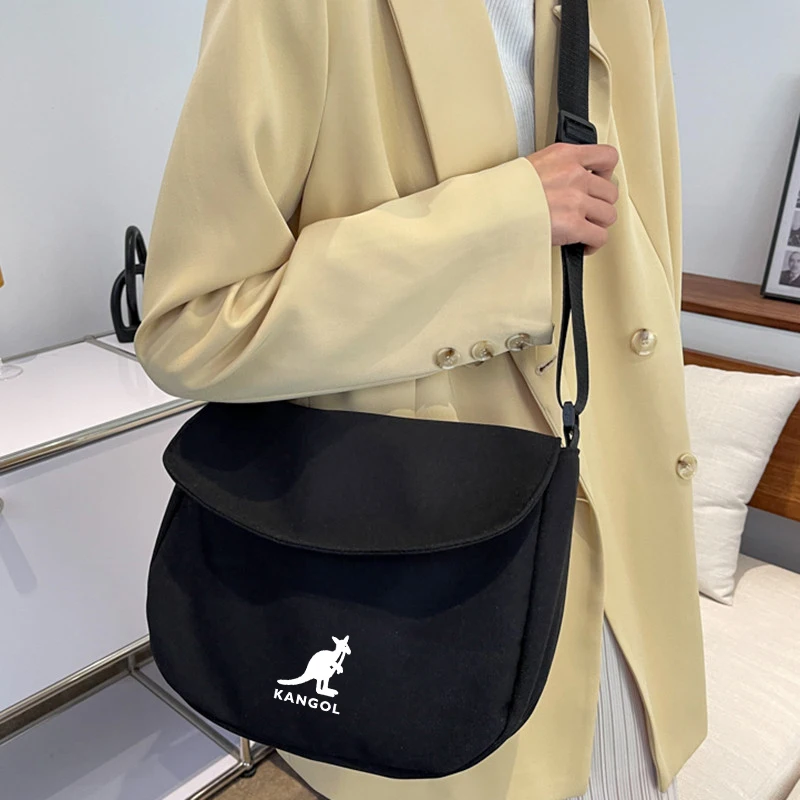 Kangol Men's and Women's Sports Casual Student Schoolbag Crossbody Bags Shoulder Bag Messenger Bag Purses and Handbags