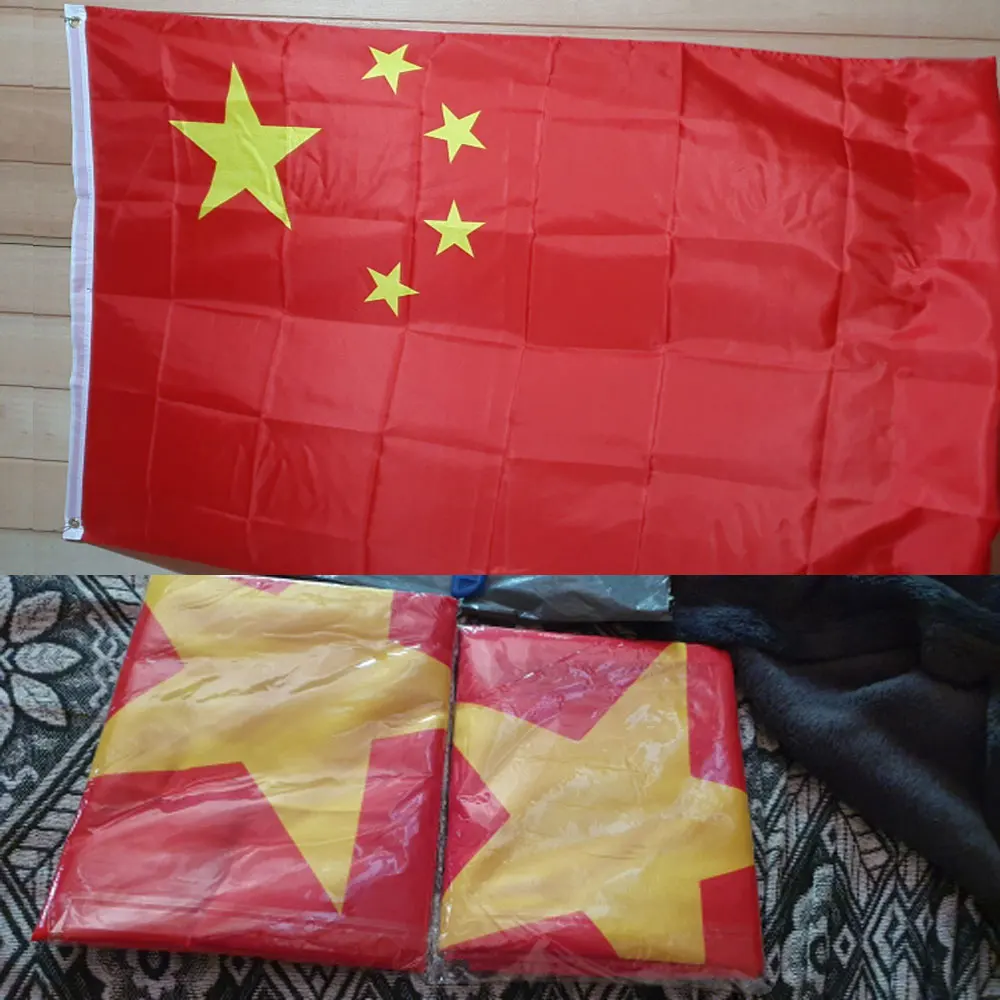 Новый китайский флаг 96*144 см подвесной национальный баннер наружный внутренний