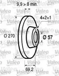 

VALEO 186565 REAR BRAKE DISC (4 WHEEL) VECTRA B 1,6I 16V 1,7 TD 1,8I 16V (1995 ) KAMPANYALI (.)