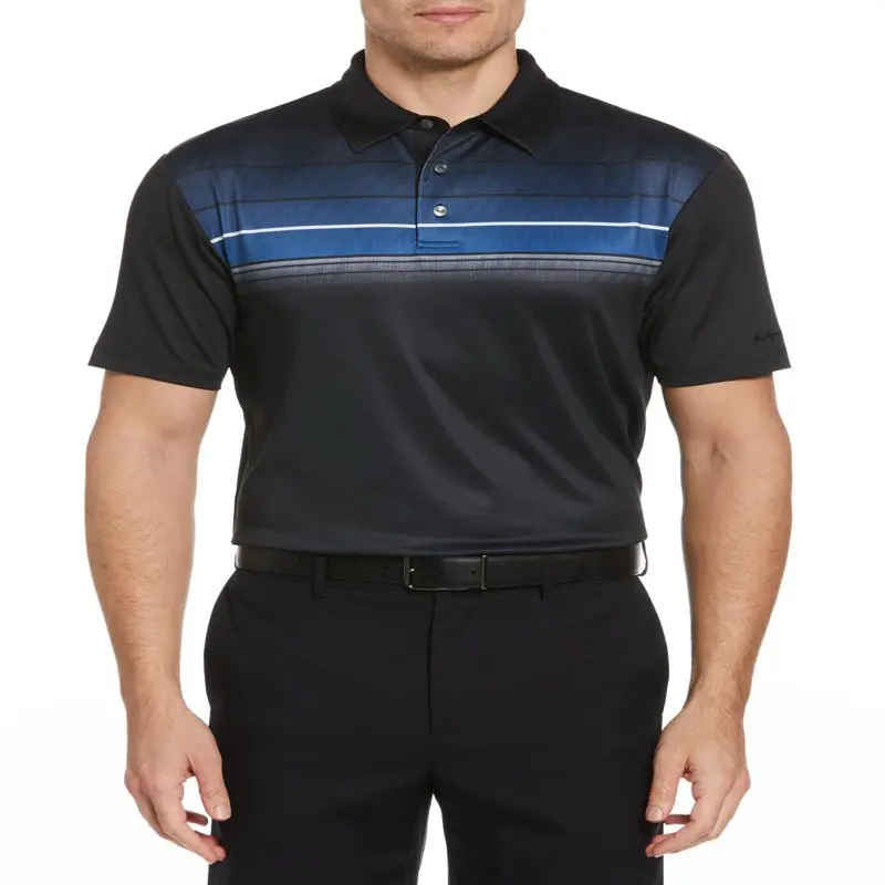 

Performance Men's Chest Striped Golf Polo Shirt, Sizes S-5XL