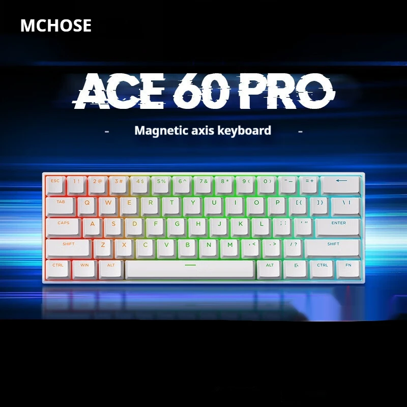Mchose Ace 60 Pro клавиатура с магнитным переключателем киберспортивная игра частота