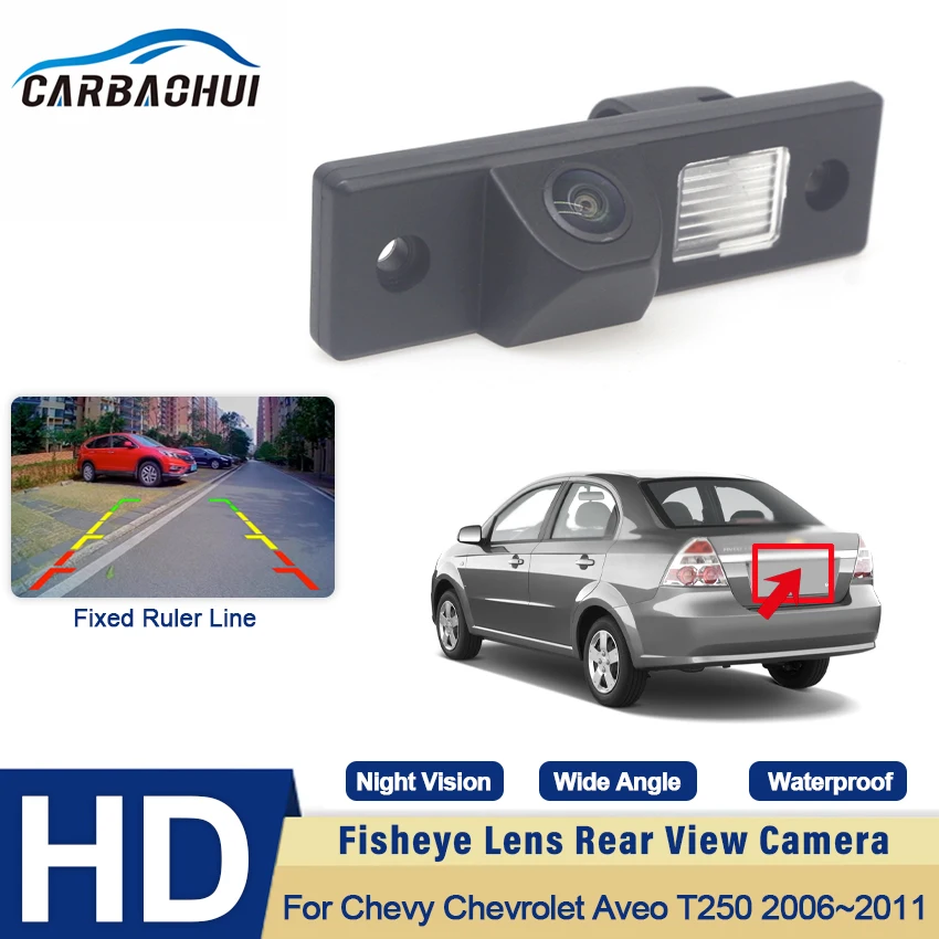 CCD HD Высококачественная камера заднего вида с объективом рыбий глаз RCA для Chevy