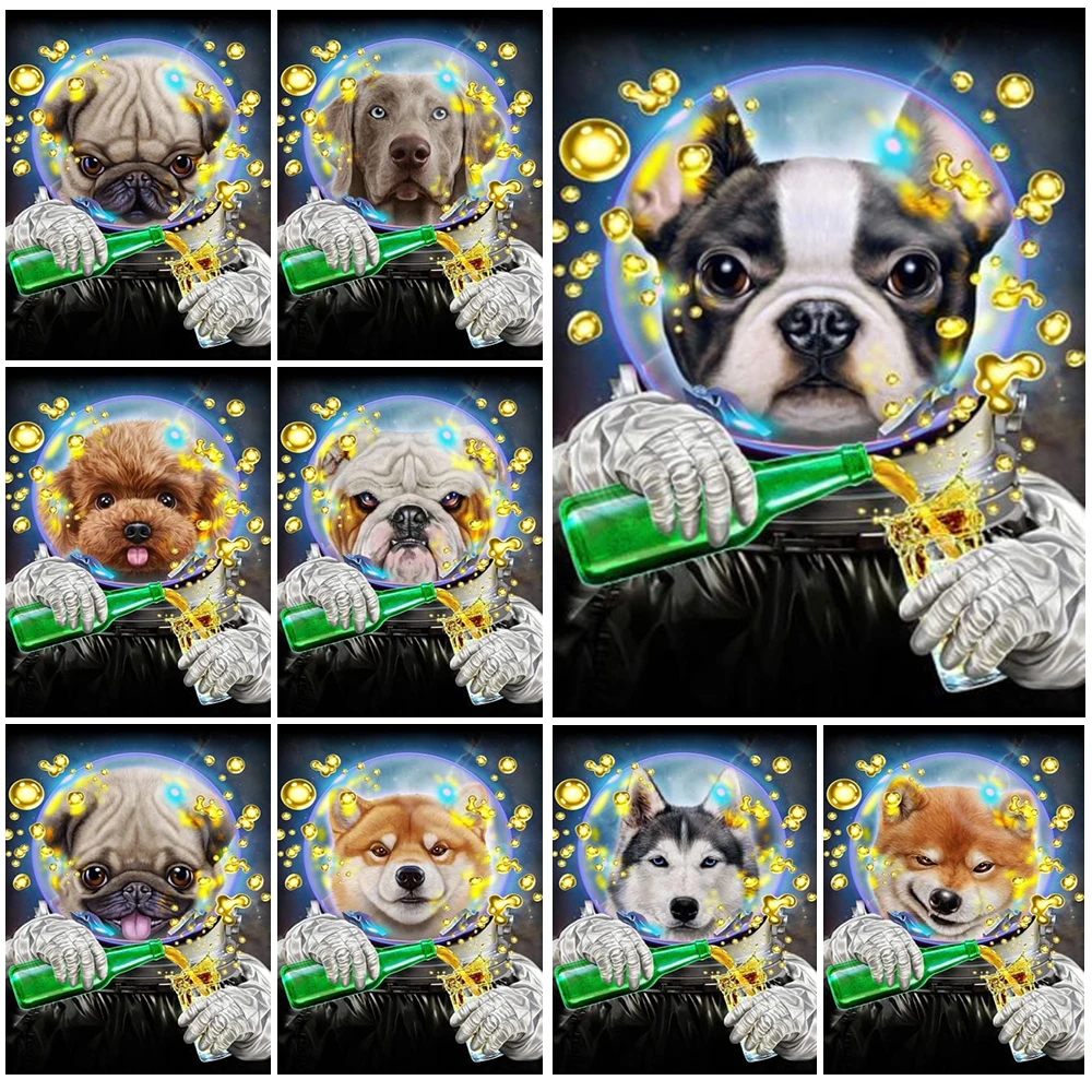 

Animals Dog Cat Beer Bar Funny Poster Wall Art Canvas Painting Gift Posters Wall Pictures For Living Room Home Decor Unframed