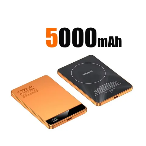 Магнитное беспроводное зарядное устройство Power Bank емкостью 10000 мАч PD20W с сверхбыстрой зарядкой Powerbank для Magsafe iPhone Samsung Huawei