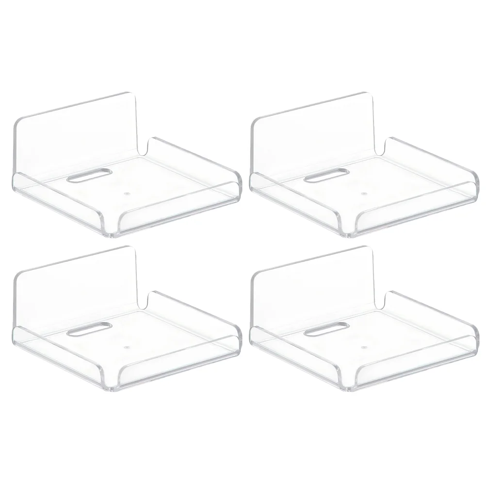 

1 Set Practical Convenient Camera Wall Mount Acrylic Wall Shelf Speaker Shelves Small Wall Shelf for Home