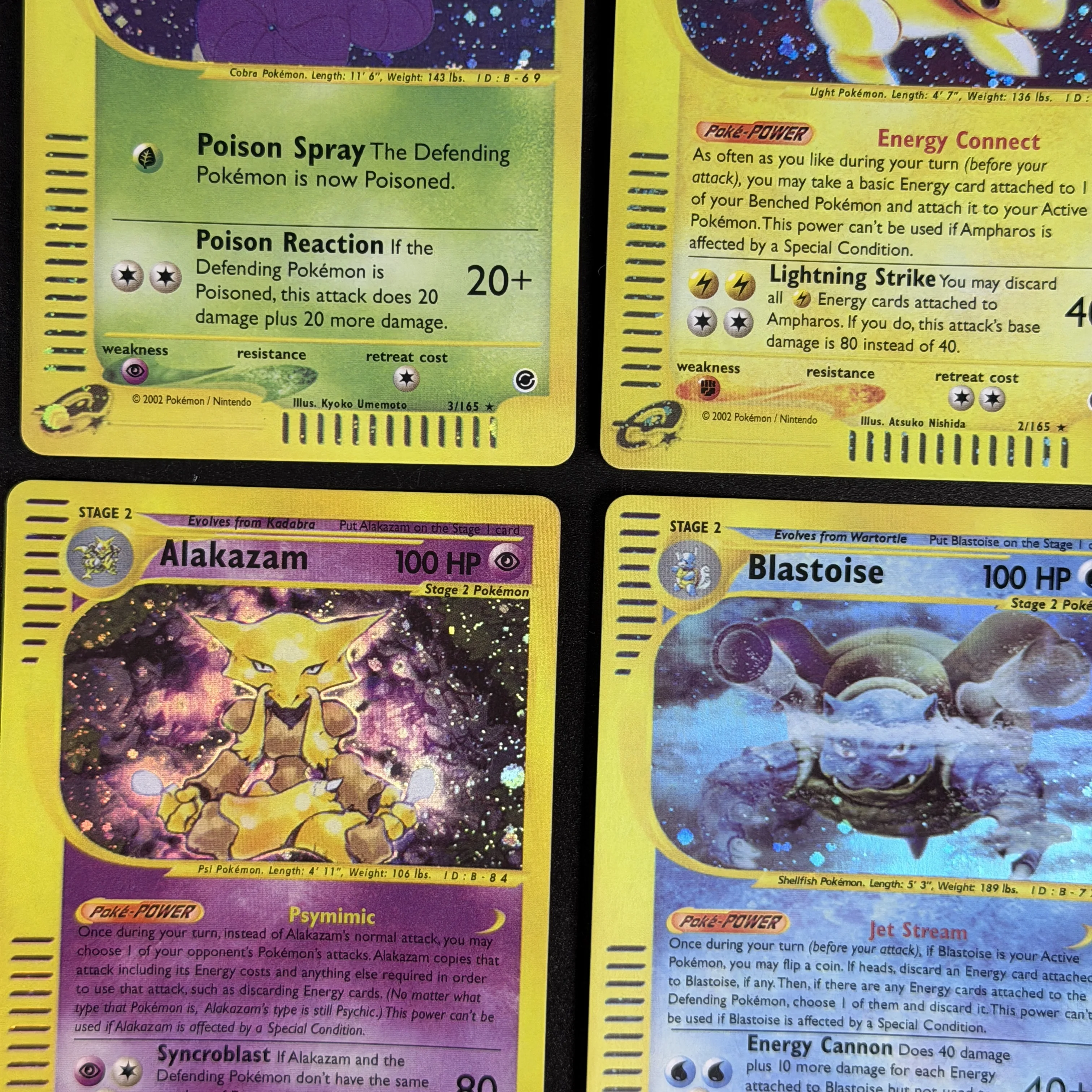 Фото Коллекционный набор PTCG TCG Vintage Expedition e-Series Starry Dot Holo EX Holo Rare Proxy: Мью, Венузавр, Алаказам, Генгар №4