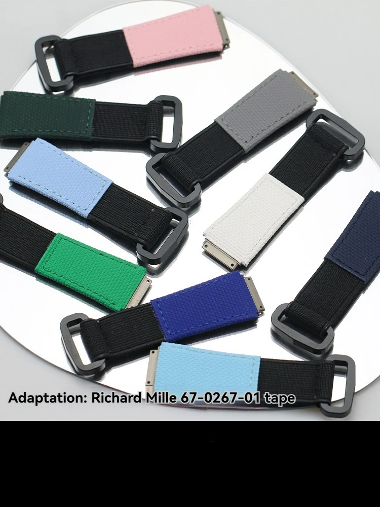 Фото Для коллекции Richard Mille Miller: нейлоновые ремни для RM27-04, RM67 RM035, RM030, RM011, RM052, резиновые ремни на заказ FKM №3