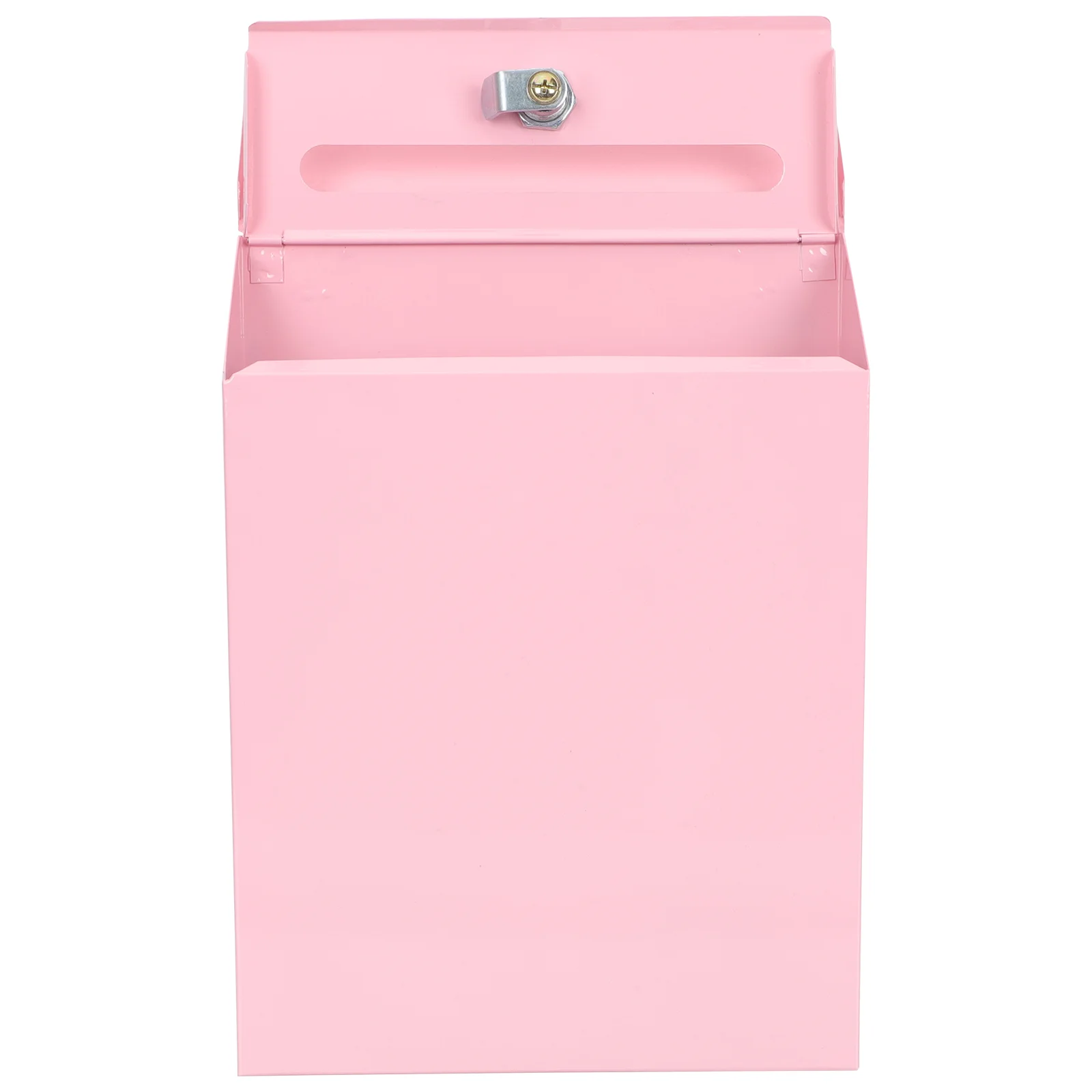 

Box Letter Suggestion Drop Mailbox Wall Accessory Mount Mail Donation Mounted Multi Function Convenient Lock Home Metal