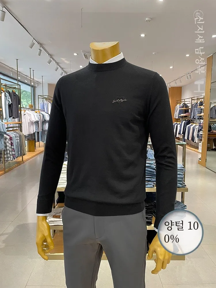 Свитер мужской для новорожденных свитер на весну и осень тонкий черный флисовый