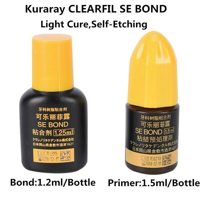 

Kuraray CLEARFIL SE BOND Dental Teeth Glue Orthodontic Adhesive Light Cure Composite Resin Self-Etching Primer Acid Etching Gel