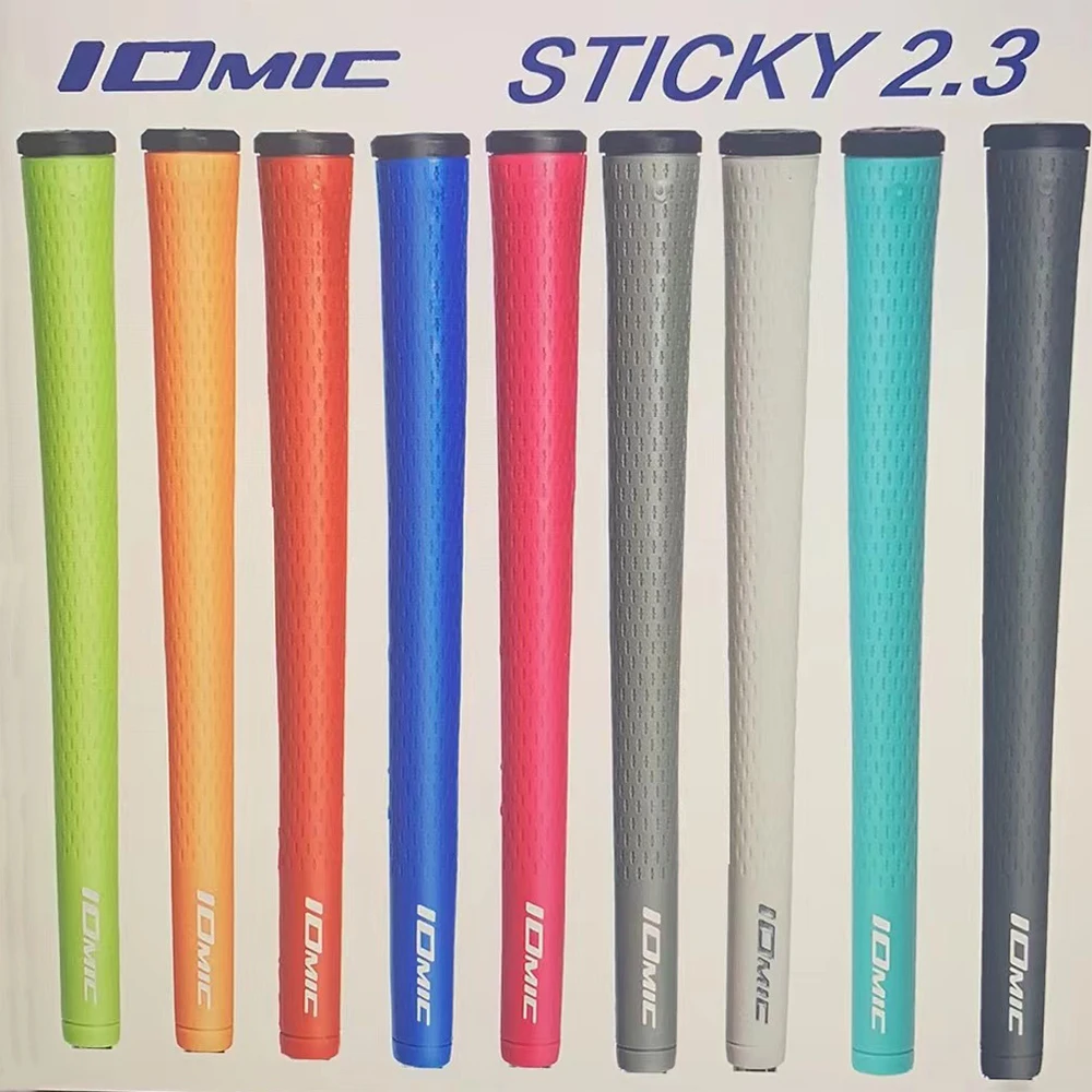 

New 13PCS/10pcs IOMIC STICKY 2.3 TPE Golf Grips Universal Rubber 8 Colors Choice