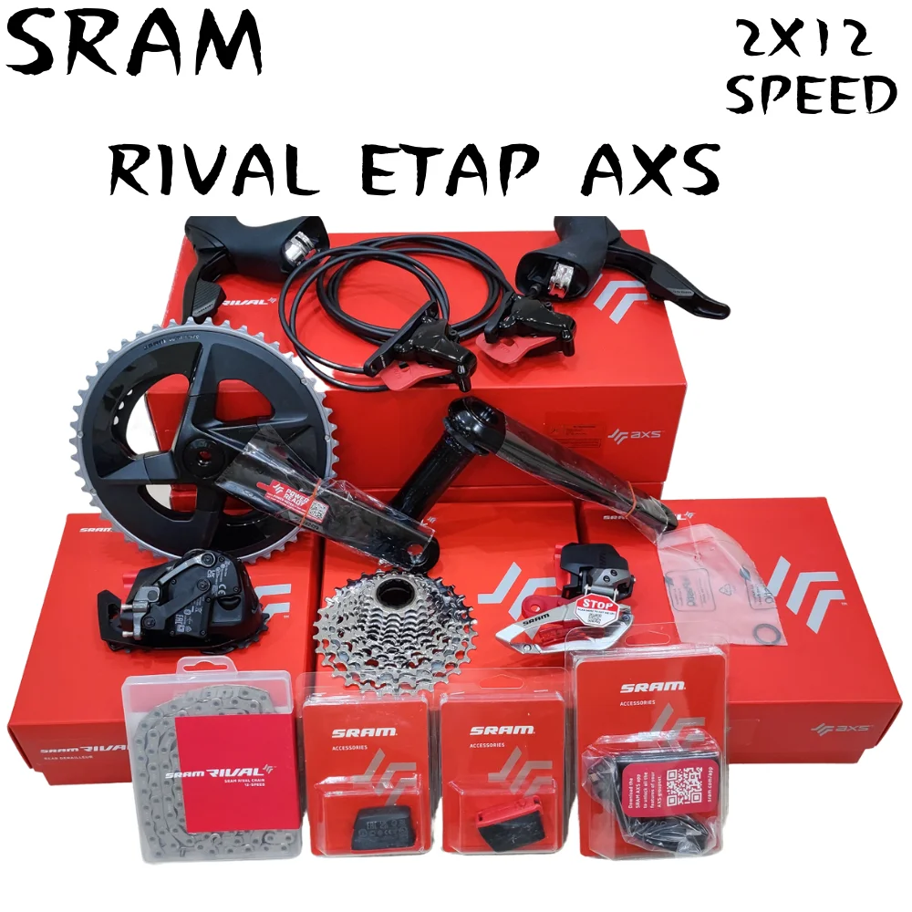 Скоростной Беспроводной Переключатель скоростей SRAM RIVAL Stage AXS 2x12