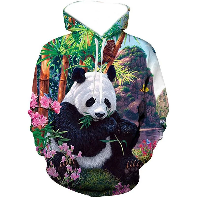 

Animal Panda Hoodies Men 3D Printed Hooded Sweatshirt Women Hoodie Autumn Oversize High Quality Girls Boys Long Sleeve Coat