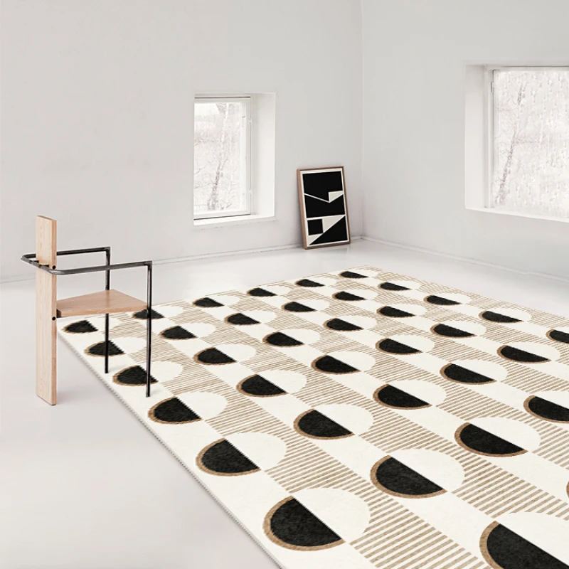 

Ковры для гостиной в клетку, домашний декор, минималистичный коврик для спальни, роскошные геометрические РЕТРО-коврики для коридора, большие размеры