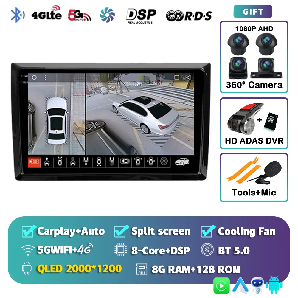 

Автомагнитола Carplay на Android 14 для Volkswagen Beetle A5 2011-2019, мультимедийный видеоплеер, навигация, стерео, GPS, Wi-Fi, 4G, аудио