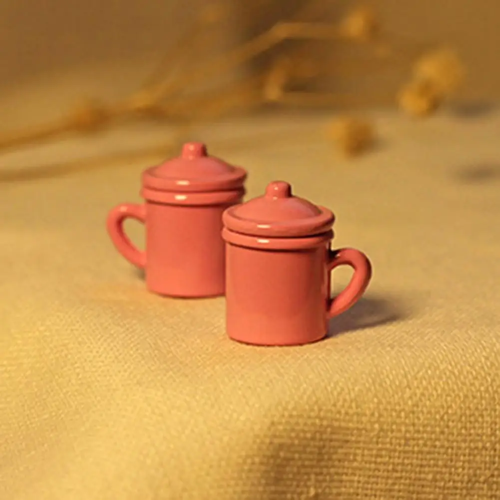 

Dollhouse Mug Lovely Portable Retro 1/12 Tea Coffee Rinsing Cup Dollhouse Accessories Dollhouse Cup for Entertainment