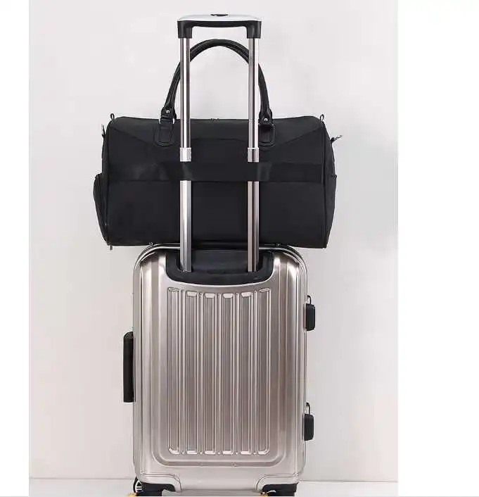 Men's And Women's All-purpose Travel Bag Large Hand Luggage Wearable Sports Shoulder Luggage Bag Independent Shoes Position 2022