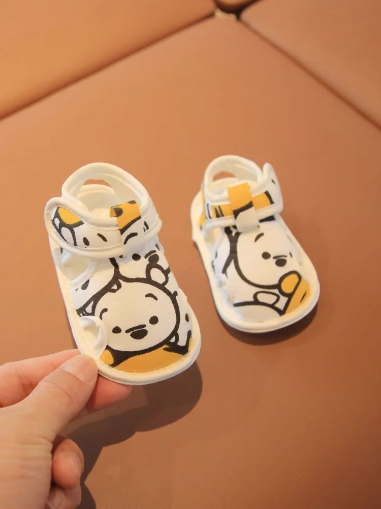 

Baby Sandals Female 6 to 12 Months Infant Cloth Shoes Male Summer 0-1 Year Old Baby Toddler Shoes Soft Bottom 3