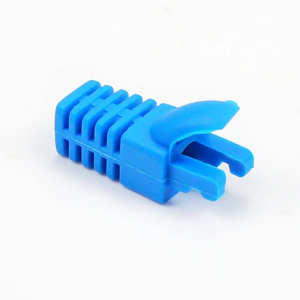 

100Pcs Plugs Protective Sleeve RJ-45 Multicolour Adapter Cover Network Cable Plugs Protective Sleeve Plugs Protective Sleeve