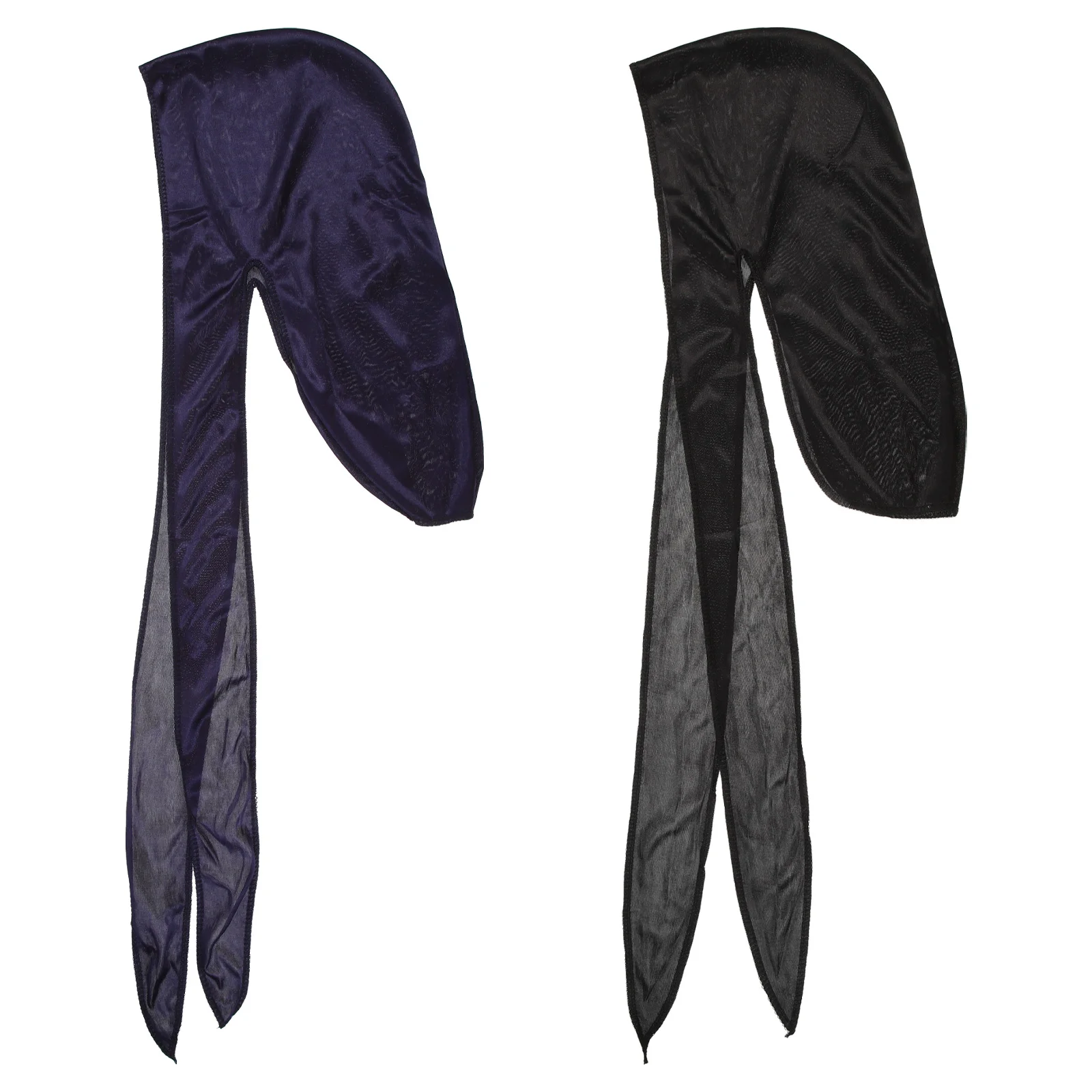 

Pirates The Caribbean Hairdressing Caps Supple Care Protection Long Tail Nightcaps Multipurpose