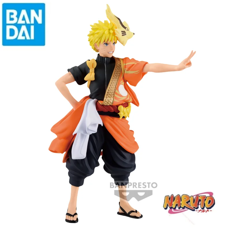 Фото В наличии Bandai Original Naruto Banpresto Uzumaki Naruto Аниме Товары Модель Фигурка Украшения Праздничные Подарки Игрушки №3