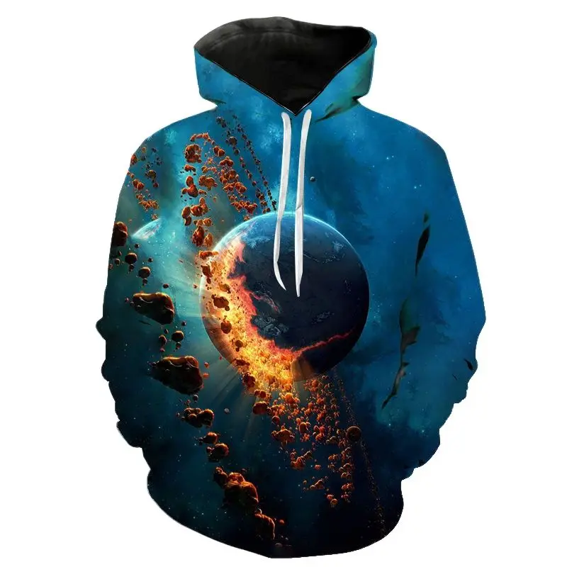

Universe Starry Sky Astronaut Element 3D Printed Hoodies Men Women Long Pattern Sweatshirt Coat Cool Fashion Streetwear Pullover