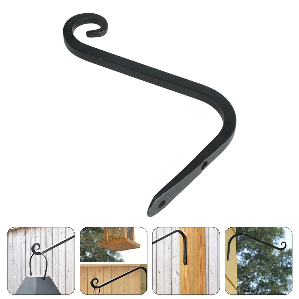 

Hanging Basket Holder Gardening Planter Hook Iron Wrought Garden Lamp Hook