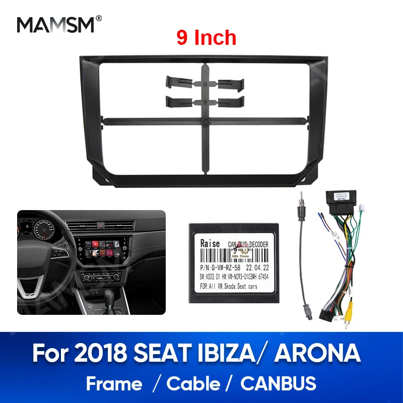 MAMSM для SEAT IBIZA/ARONA 2018 автомобильная лицевая панель радиопанель комплект приборной