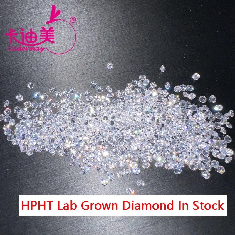 CADERMAY круглая форма Meele DEFG VS1 VS-SI Clarity 3 мм HPHT выращенный в лаборатории бриллиант